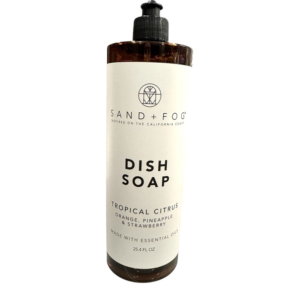 Sand+Fog Tropical Citrus Dish Soap With Essential Oils, 25.4 Oz - Picture 1 of 3